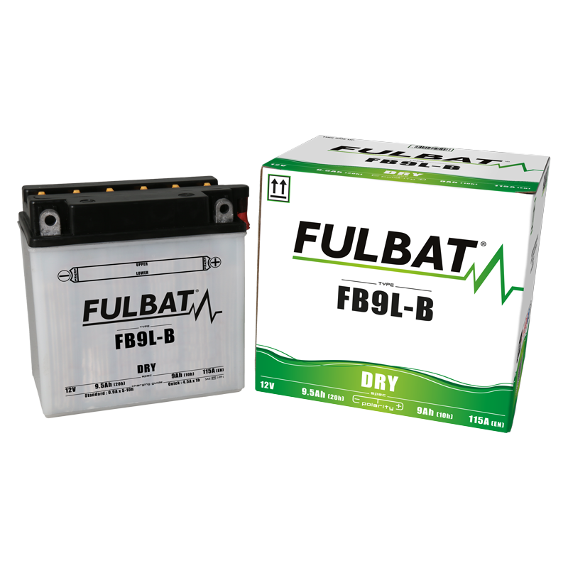 Batterie FULBAT DRY FB9L-B (12N9-3B) 9,5Ah 115A