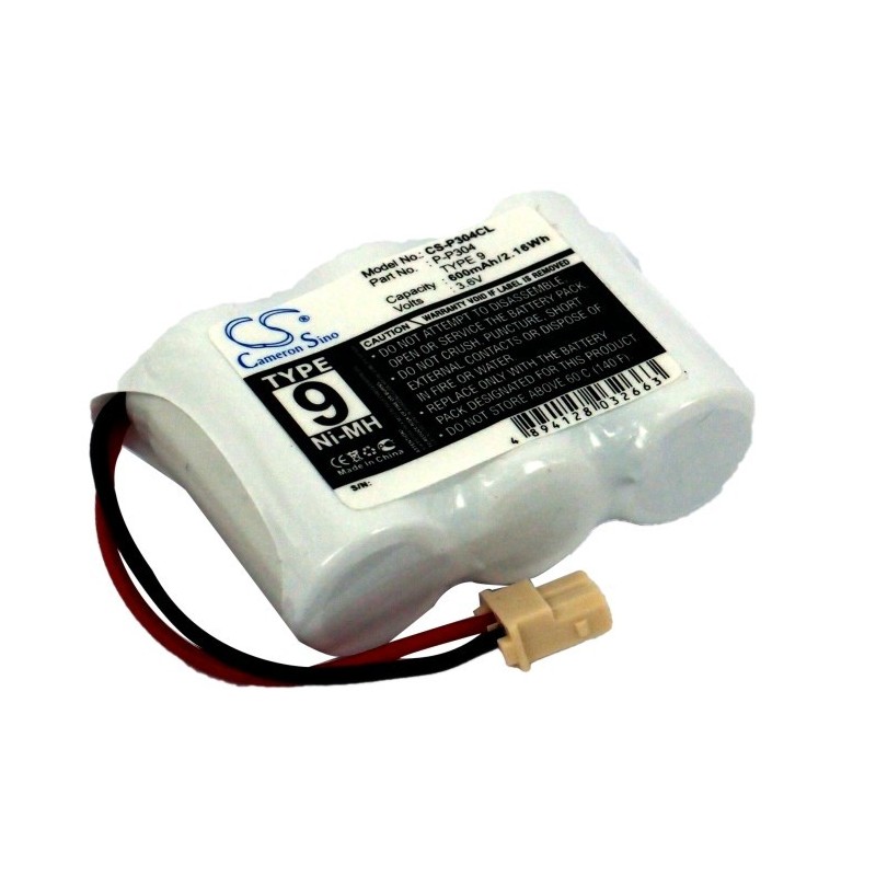 Batterie pour Panasonic TYPE 9 (600 mAh/2.16 Wh, 3.6 V)