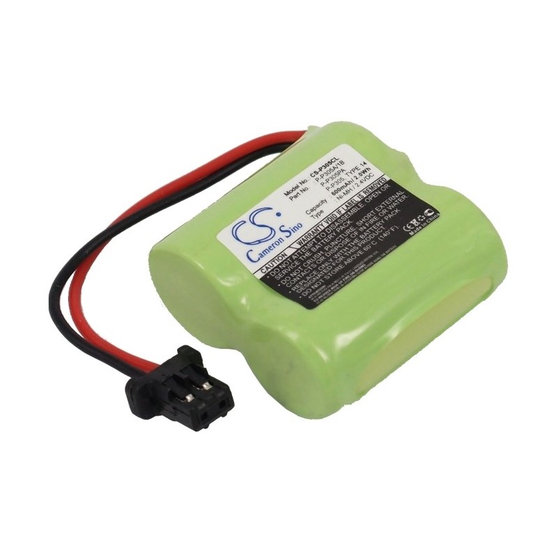 Batterie pour Panasonic TYPE 14 (600 mAh/1.44 Wh, 2.4 V)