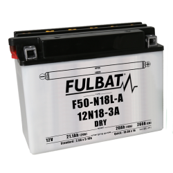 Batterie FULBAT DRY F50-N18L-A /12N18-3A 21.1Ah 260A
