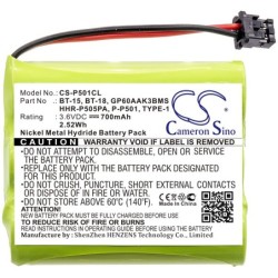 Batterie pour Uniden EXP7240 (700 mAh/2.52 Wh, 3.6 V)
