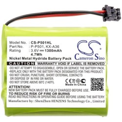 Batterie pour Panasonic P-P504 (1300 mAh/4.68 Wh, 3.6 V)