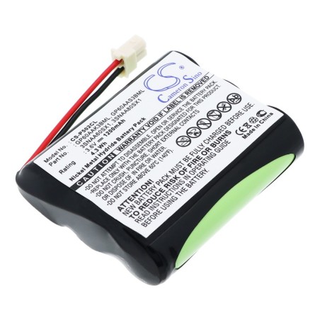 Batterie pour Radio Shack 433850 (1200 mAh/4.32 Wh, 3.6 V)
