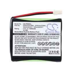 Batterie pour Cobra CP100 (1200 mAh/4.32 Wh, 3.6 V)