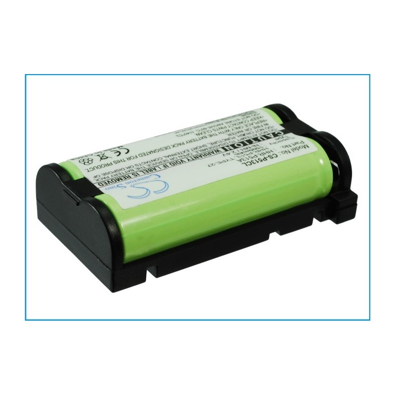 Batterie pour Panasonic TYPE 27 (1500 mAh/3.6 Wh, 2.4 V)