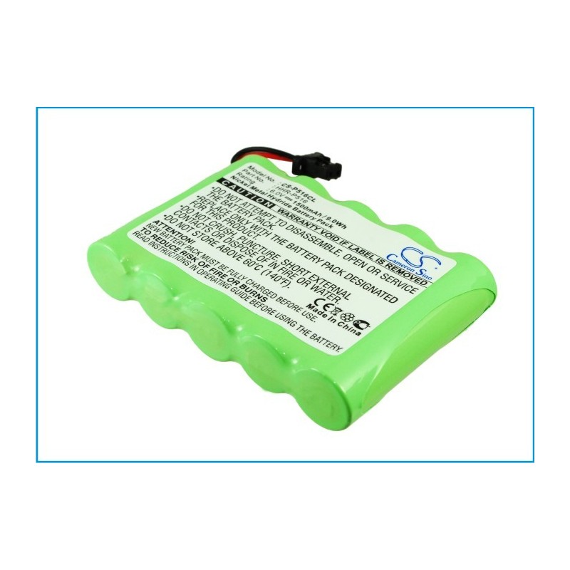 Batterie pour Panasonic KXTG4500B (1500 mAh/9 Wh, 6 V)