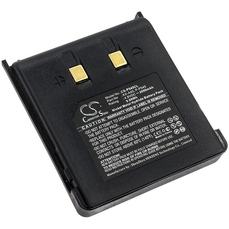 Batterie pour Panasonic KXT9250 (2000 mAh/9.6 Wh, 4.8 V)
