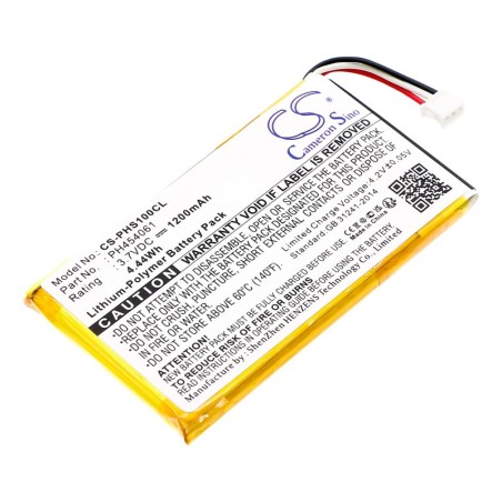 Batterie pour Philips PH454061 (1200 mAh/4.44 Wh, 3.7 V)