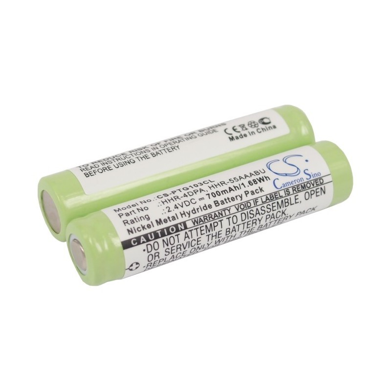 Batterie pour Panasonic KX-TS4100B (700 mAh/1.68 Wh, 2.4 V)