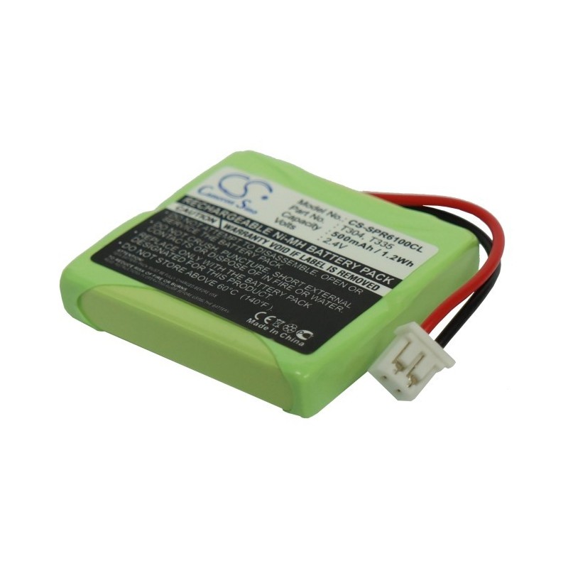 Batterie pour GP GP1033 (500 mAh/1.2 Wh, 2.4 V)
