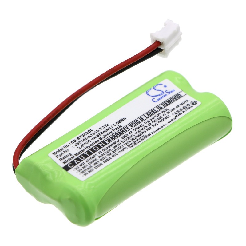 Batterie pour GP T382 (650 mAh/1.56 Wh, 2.4 V)