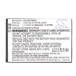 Batterie pour OpenStage SL5 (830 mAh/3.07 Wh, 3.7 V)