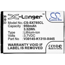 Batterie pour Siemens SL400A (950 mAh/3.52 Wh, 3.7 V)