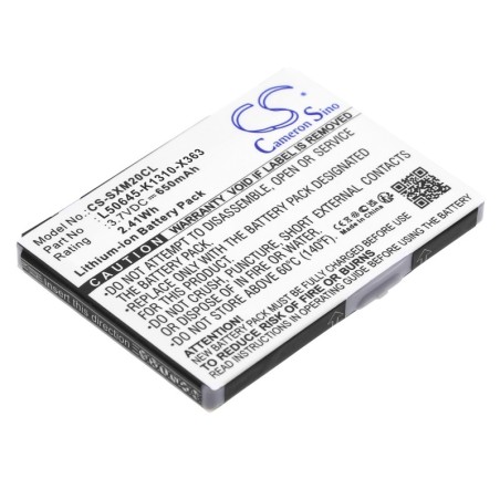 Batterie pour Unify OpenStage M3 Plus (650 mAh/2.41 Wh, 3.7 V)