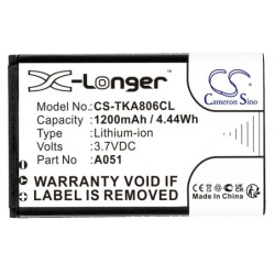 Batterie pour Vertical CP2001 IP DECT (1200 mAh/4.44 Wh, 3.7 V)