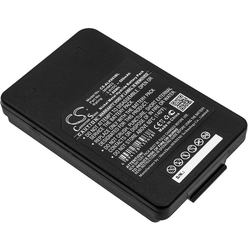 Batterie pour Autec MHM03 (500 mAh/1.8 Wh, 3.6 V)