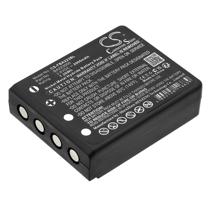 Batterie pour HBC Radiomatic Quadrix (2000 mAh/7.2 Wh, 3.6 V)