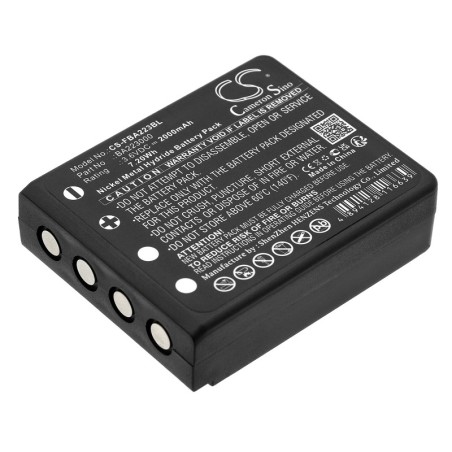 Batterie pour HBC Radiomatic Vector Pro (2000 mAh/7.2 Wh, 3.6 V)