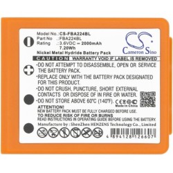 Batterie pour HBC Radiomatic Vector Pro (2000 mAh/7.2 Wh, 3.6 V)