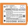 Batterie pour HBC Radiomatic Vector Pro (2000 mAh/7.2 Wh, 3.6 V)