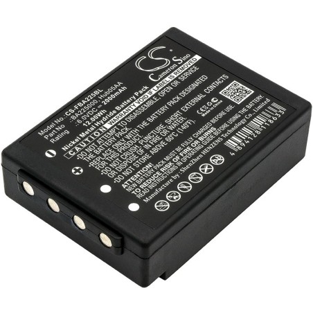 Batterie pour HBC Technos (2000 mAh/12 Wh, 6 V)