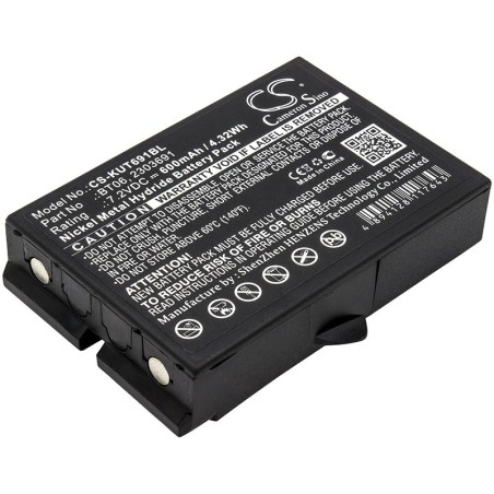 Batterie pour Ikusi BT06 (600 mAh/4.32 Wh, 7.2 V)