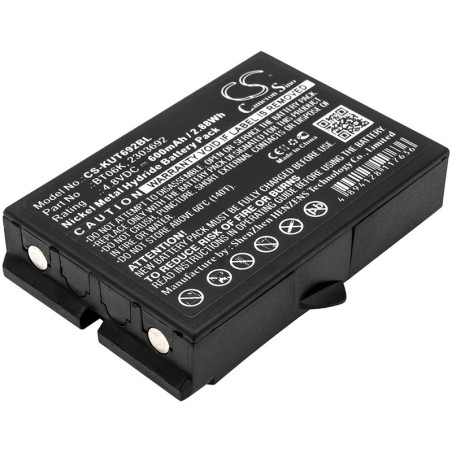 Batterie pour Ikusi TM70/2 (600 mAh/2.88 Wh, 4.8 V)