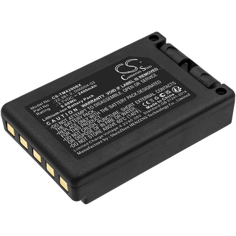 Batterie pour Teleradio D00004-02 (2400 mAh/8.88 Wh, 3.7 V)