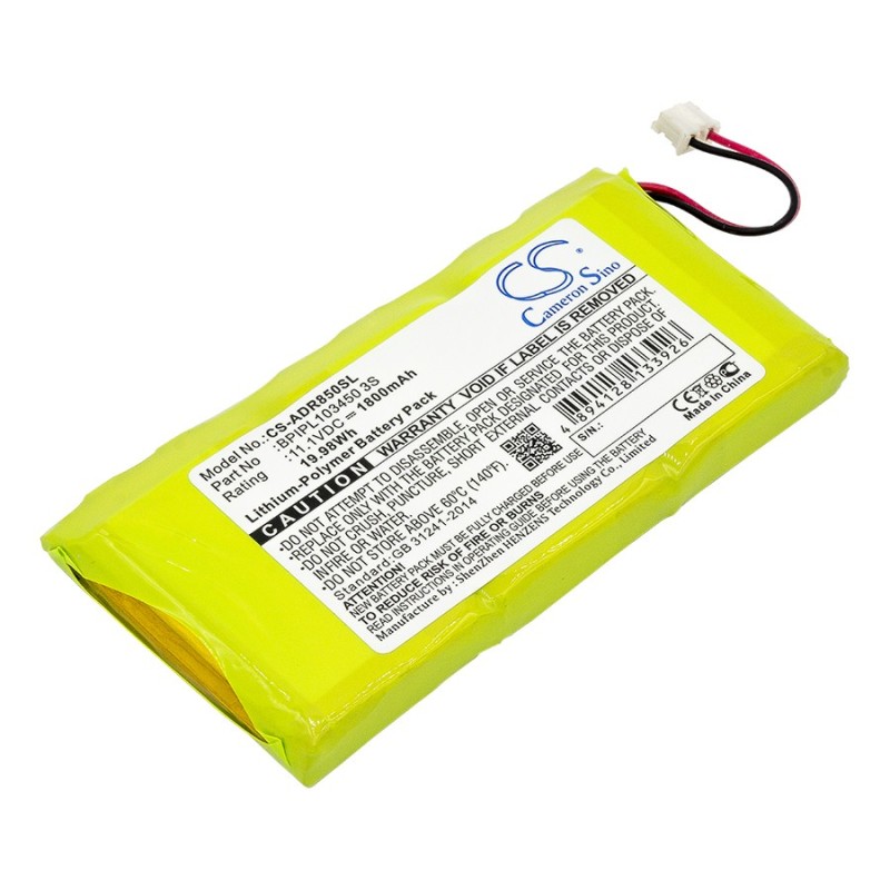 Batterie pour Albrecht DR 850 (1800 mAh/19.98 Wh, 11.1 V)