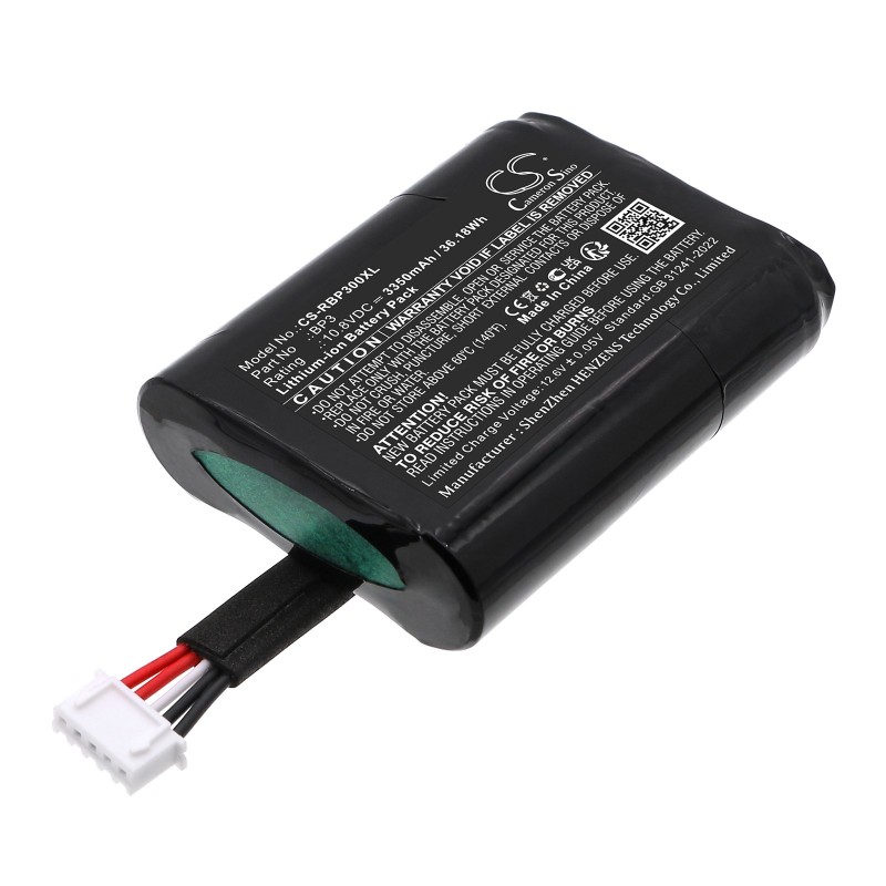 Batterie pour Roberts BP3 (3350 mAh/36.18 Wh, 10.8 V)
