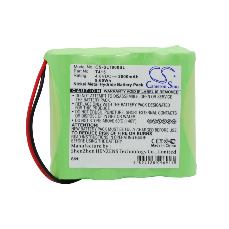 Batterie pour Schaub Lorentz TL900 (2000 mAh/9.6 Wh, 4.8 V)