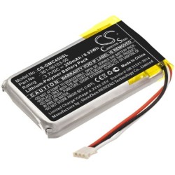 Batterie pour Garmin 361-00103-01 (250 mAh/0.93 Wh, 3.7 V)