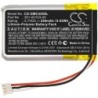 Batterie pour Garmin Dash Cam 45 (250 mAh/0.93 Wh, 3.7 V)