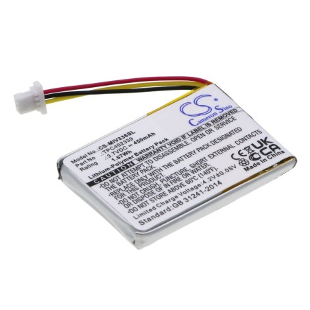 Batterie pour Mio TPC402339 (450 mAh/1.67 Wh, 3.7 V)