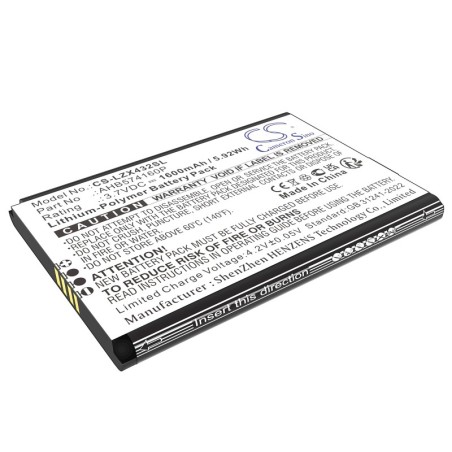 Batterie pour Launch AHB574160P (1600 mAh/5.92 Wh, 3.7 V)