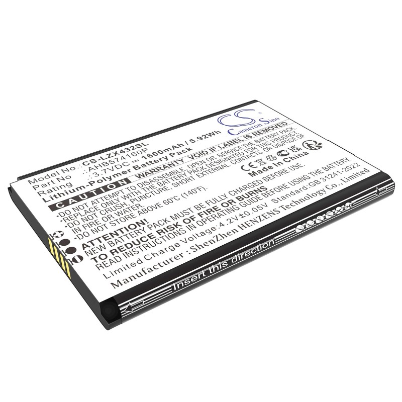 Batterie pour Launch X431 (1600 mAh/5.92 Wh, 3.7 V)