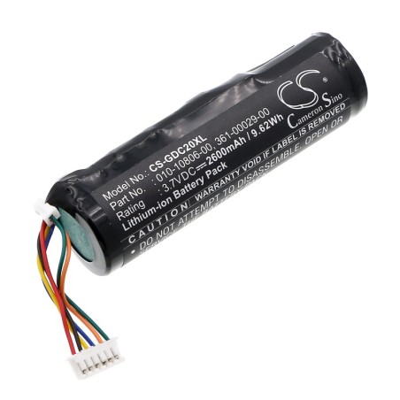 Batterie pour Garmin Astro 220 (2600 mAh/9.62 Wh, 3.7 V)