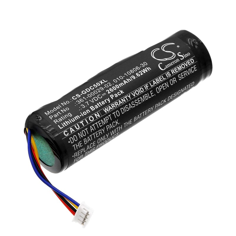 Batterie pour Garmin 361-00029-02 (2600 mAh/9.62 Wh, 3.7 V)