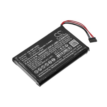 Batterie pour Garmin TT15 mini training collar (1200 mAh/4.44 Wh, 3.7 V)