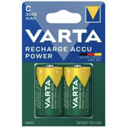 Pack de 2 piles varta C NiMH