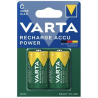 Pack de 2 piles varta C NiMH