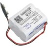 Batterie pour Vingcard 12 (2700 mAh/24.3 Wh, 9 V)