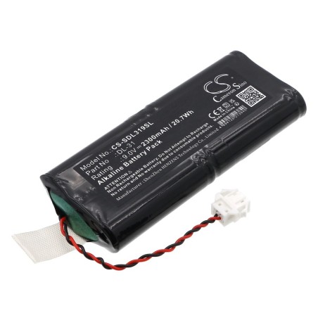 Batterie pour DoorLock HTL18 (2300 mAh/20.7 Wh, 9 V)