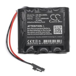 Batterie pour Stanley Security Systems 12345 (4600 mAh/27.6 Wh, 6 V)