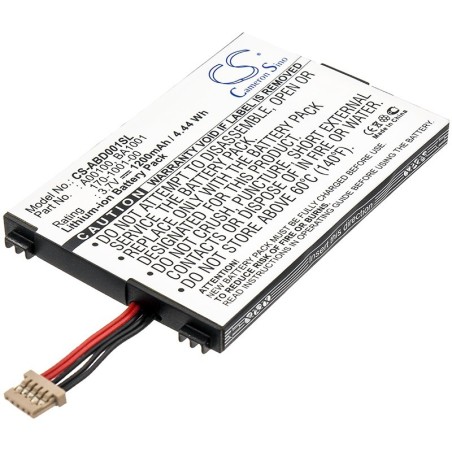 Batterie pour Amazon BA1001 (1200 mAh/4.44 Wh, 3.7 V)
