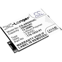 Batterie pour Amazon Kindle 3 (3500 mAh/13.3 Wh, 3.8 V)
