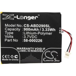 Batterie pour Amazon Kindle Basic 10th Generation (900 mAh/3.33 Wh, 3.7 V)