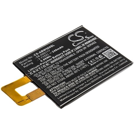 Batterie pour Amazon Kindle Oasis (240 mAh/0.89 Wh, 3.7 V)