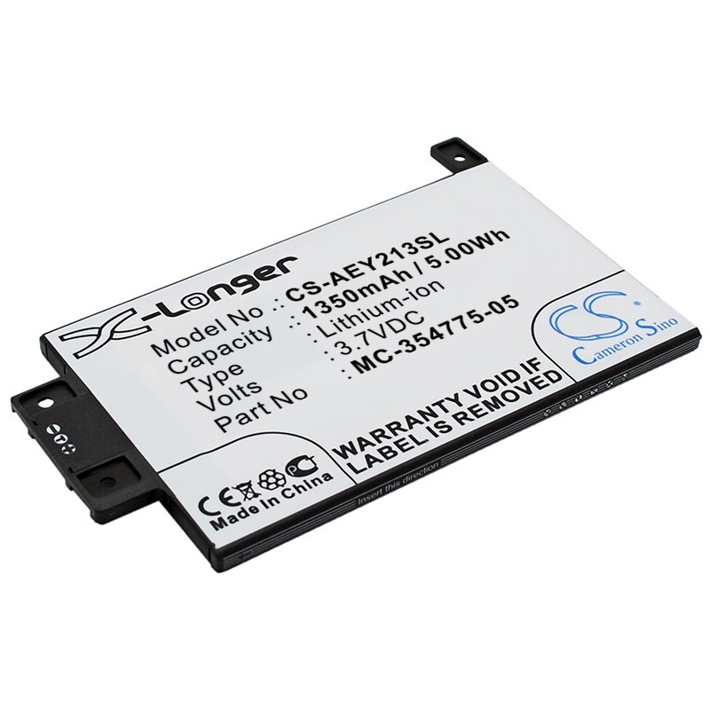 Batterie pour Amazon DP75SDI (1350 mAh/5 Wh, 3.7 V)
