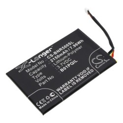 Batterie pour Barnes & Noble Nook Glowlight (2150 mAh/7.96 Wh, 3.7 V)